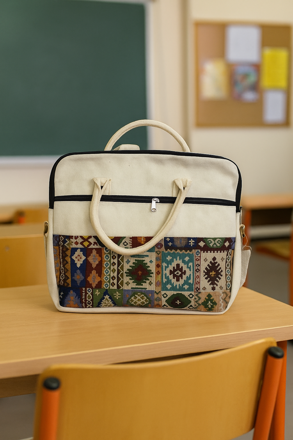 Canvas Laptop bag (15.6 inch) - Eco-Friendly 🌿& Sustainable for Professionals👜